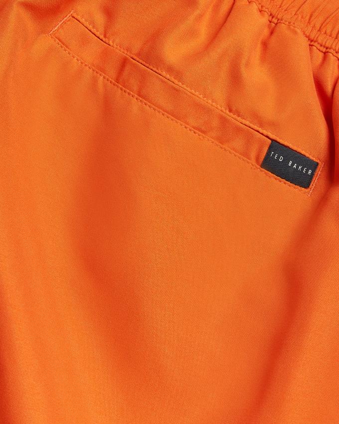 Short Ted Baker Plain Half Elasticated Swim Orange Clair Homme | NEX-90086727